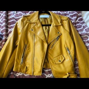 Zara faux leather jacket size S